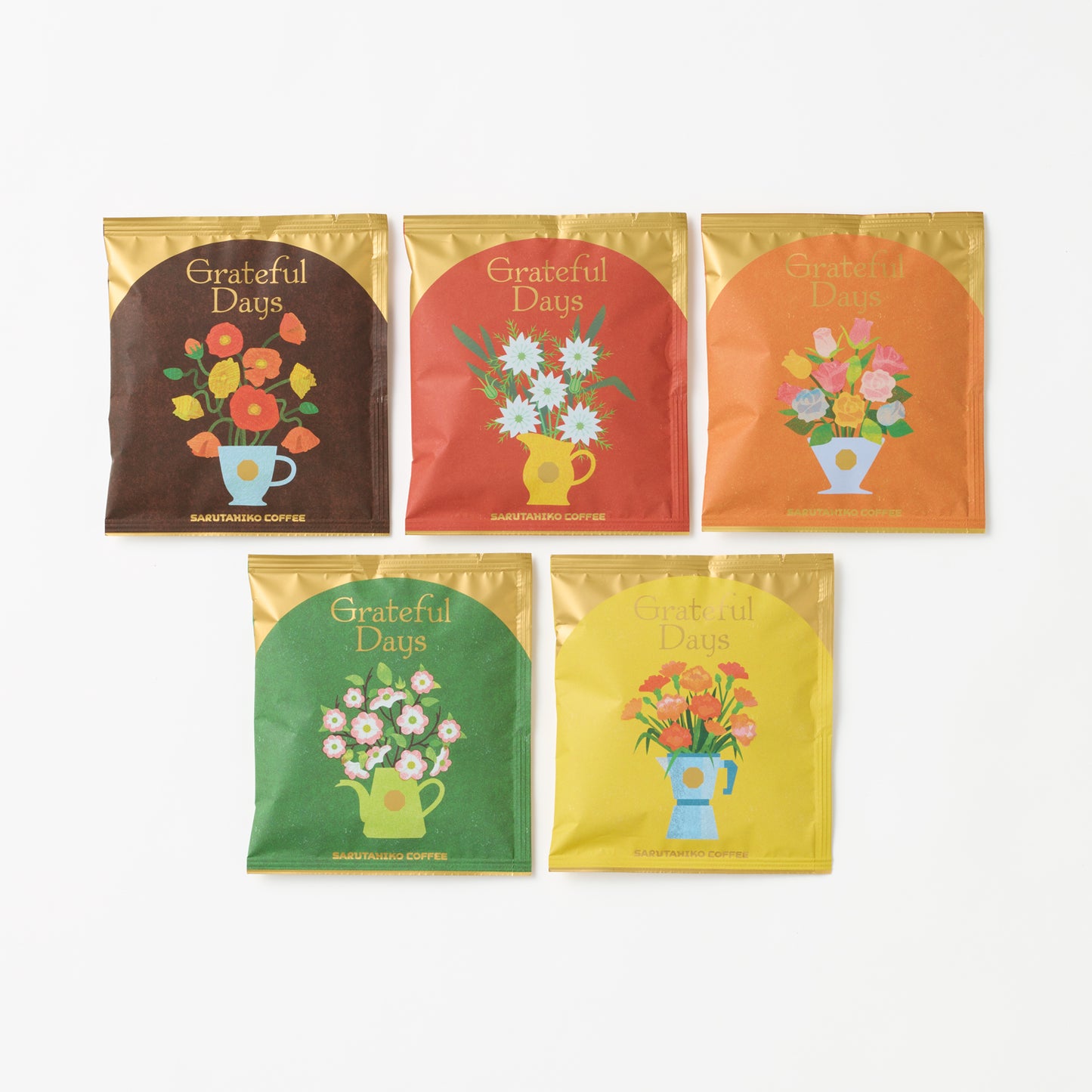 季節のドリップバッグ5種の詰め合わせ【Grateful Days】